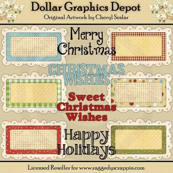 Marcos de texto navideños