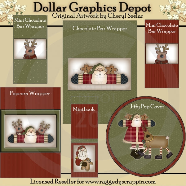 Christmas Time - Wrapper Set