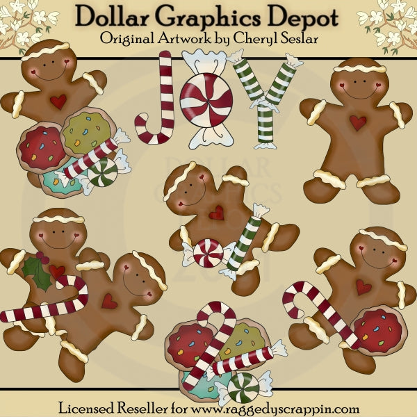 Golosinas Navideñas - Clipart
