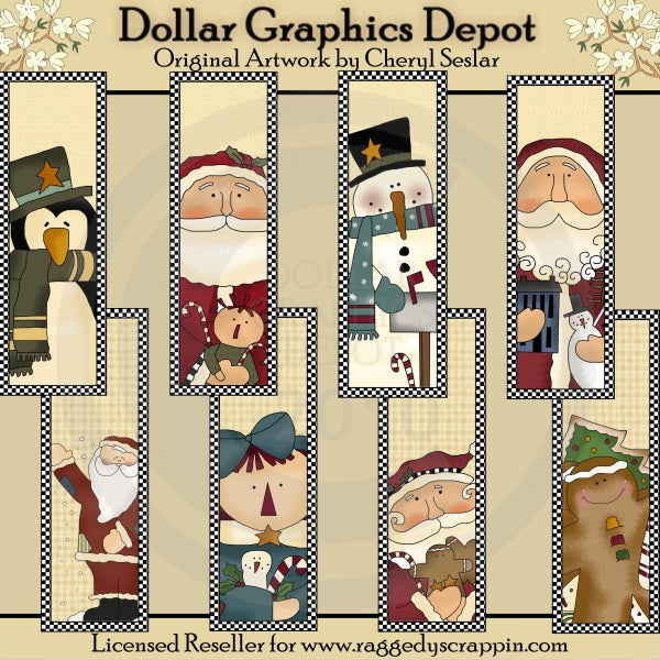 Christmas Wishes 1 - Bookmarks