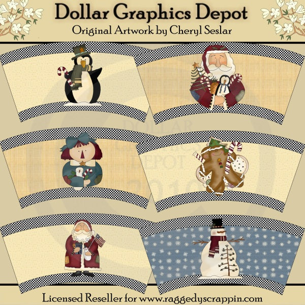 Christmas Wishes 1 - Cup Covers
