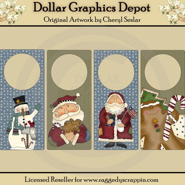 Christmas Wishes 1 - Door Hangers