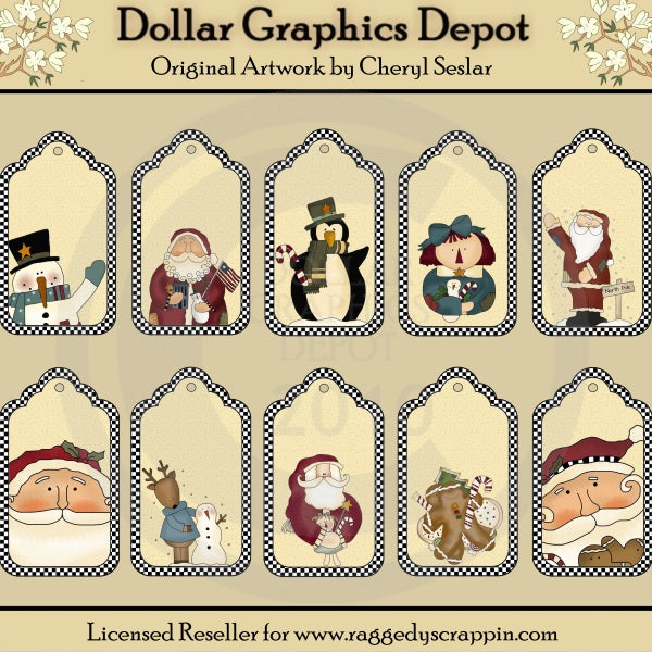 Christmas Wishes 1 - Gift Tags