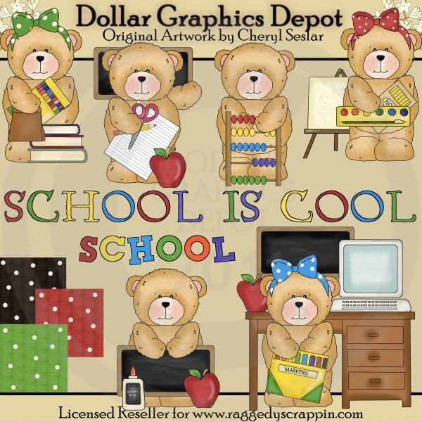 Chubby Cubby - Giorni di scuola - ClipArt