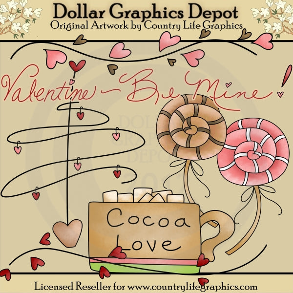 Cocoa Love - Clip Art