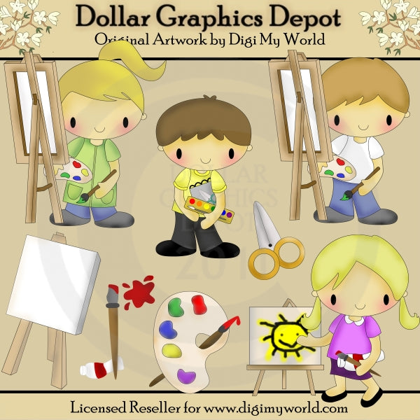 Color Your World - Clip Art