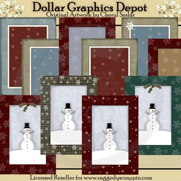 Contemporary Winter Cards