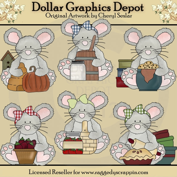 Ratones De Campo - Clipart