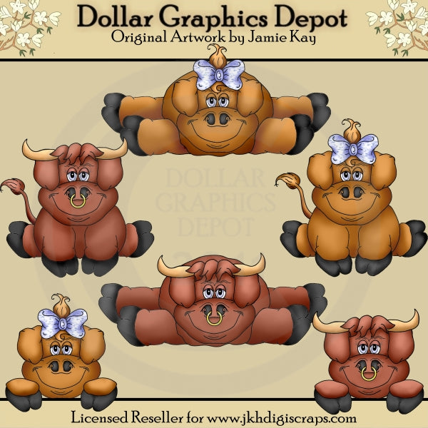 Mucche carine 1 - ClipArt