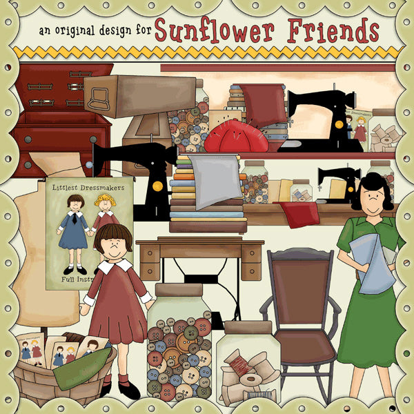 Days Gone By...Sewing