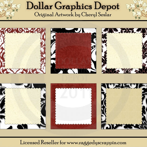 Damask Delights - Framed Starters