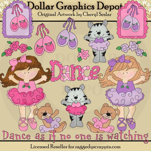 Amici che ballano - ClipArt