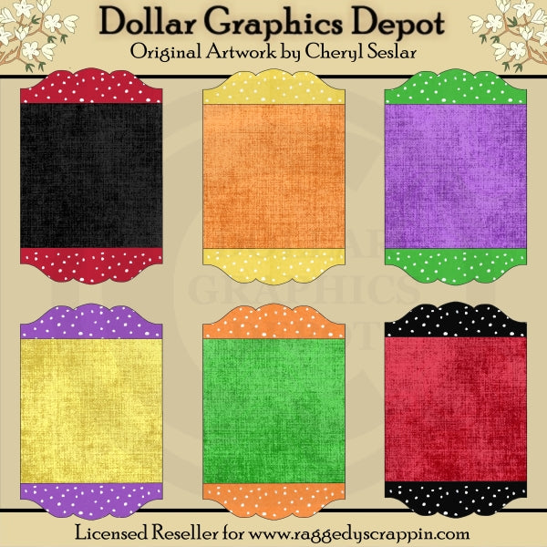 Letreros de diseñador - Brillante - Clipart