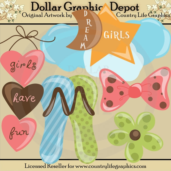 Chicas De Ensueño - Clipart