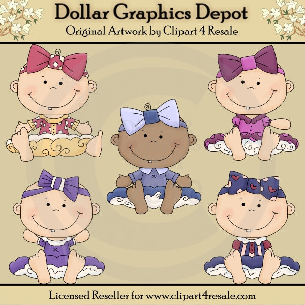 Vestir Bebés - Clipart - Exclusivo de DCS