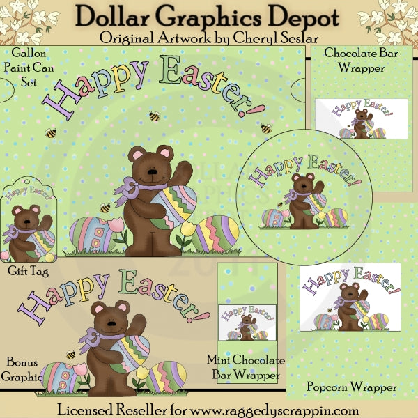 Easter Bear - Wrapper Set