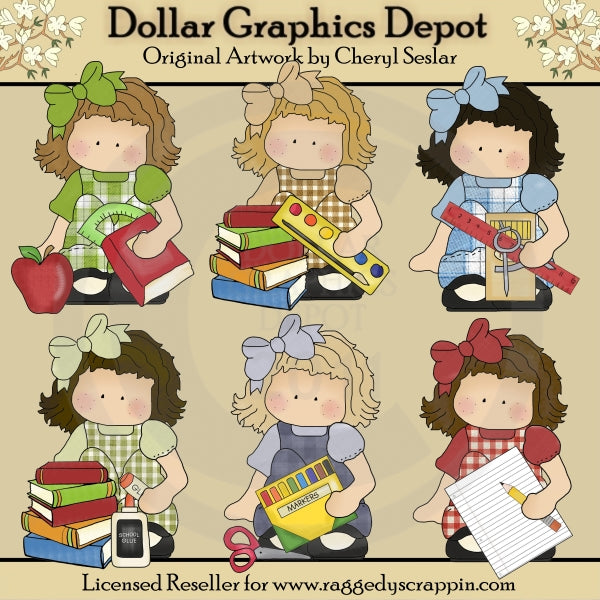 Emma and Friends - Love School - Clip Art