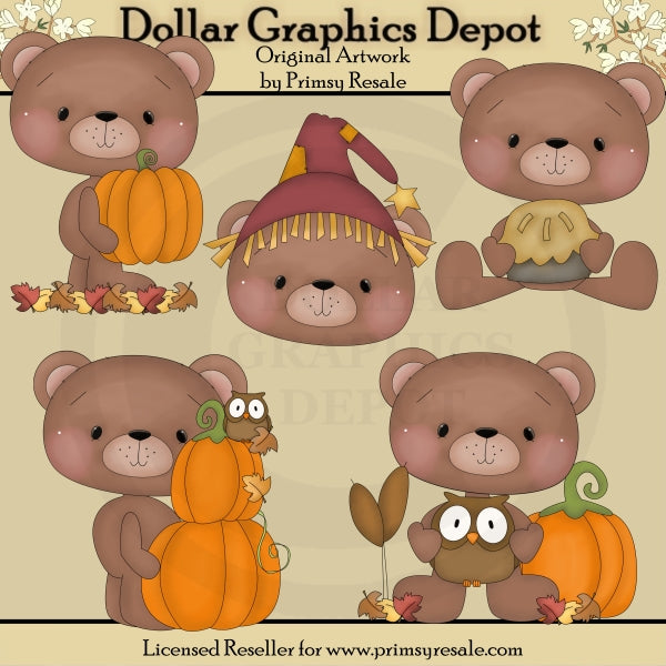 Orsi autunnali 2 - ClipArt