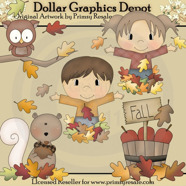 Hojas De Otoño - Clipart