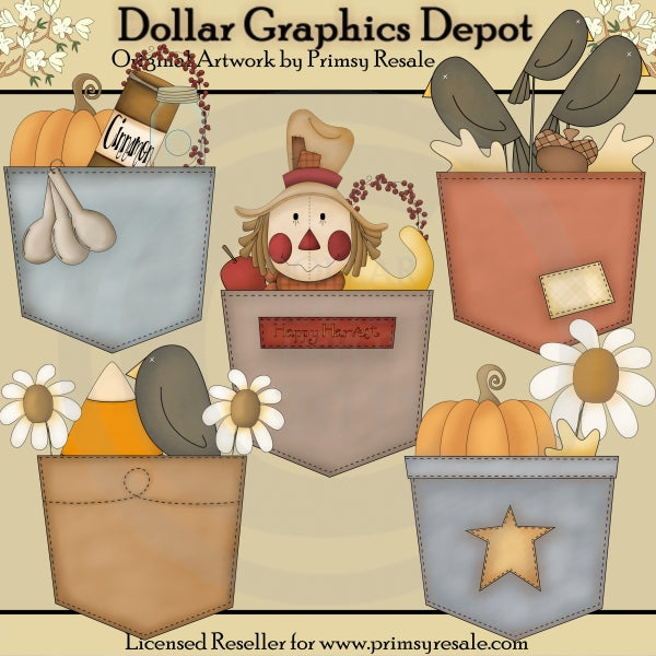 Bolsillos De Otoño - Clipart