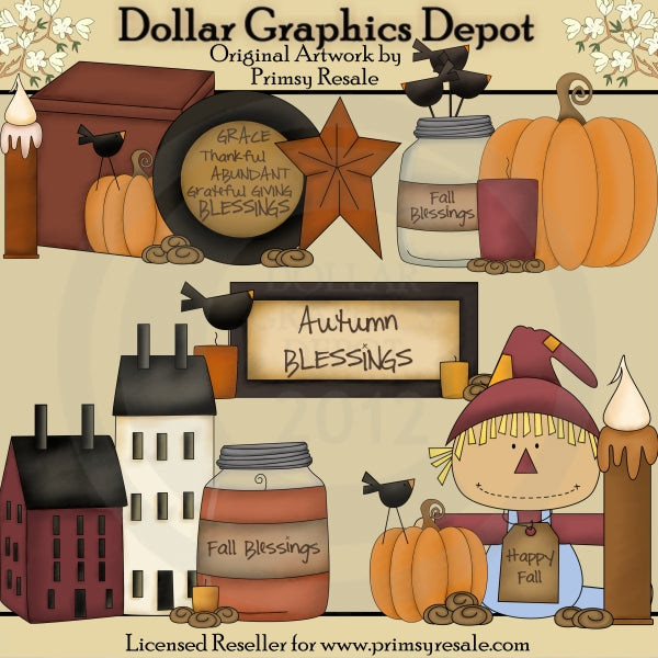 Fall Prims 1 - Clip Art