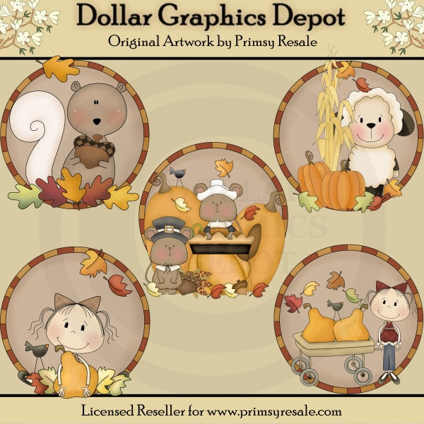 Escenas De Otoño - Clipart