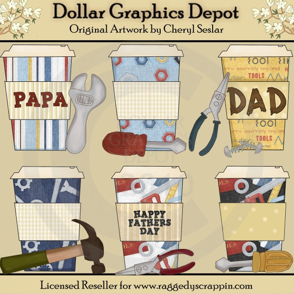 Father's Day Mocha - Clip Art - DCS Exclusive