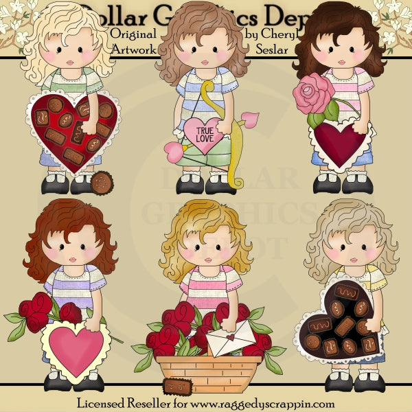 Felicity Jane - Be My Valentine - Clip Art