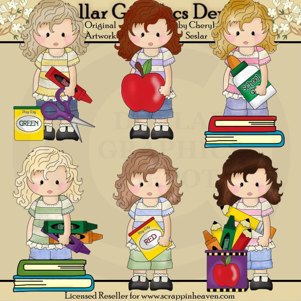 Felicity Jane - School - Clip Art