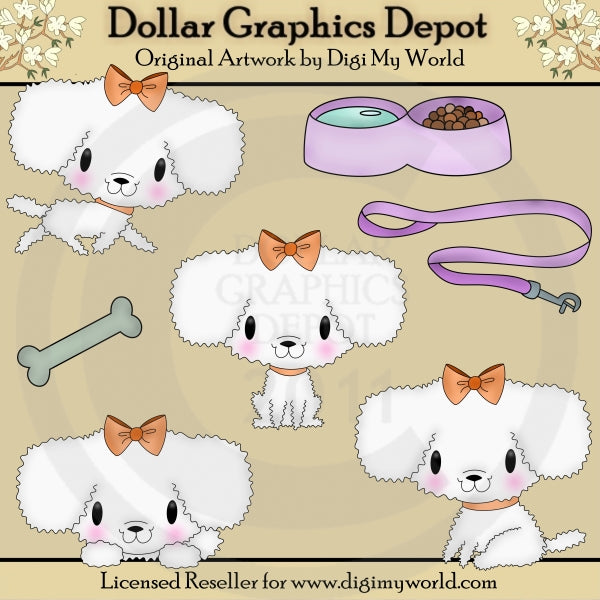 Fifi - Caniche - Clipart