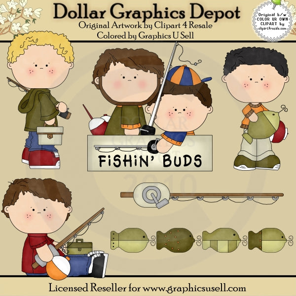 Attrezzatura da pesca - ClipArt