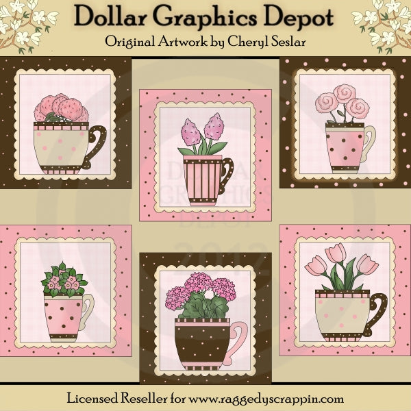 Flowers and Tea - Blocks