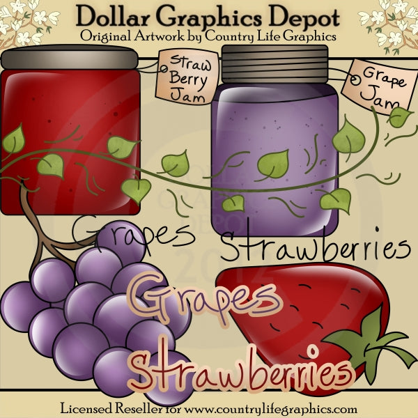 Marmellata di frutta - ClipArt