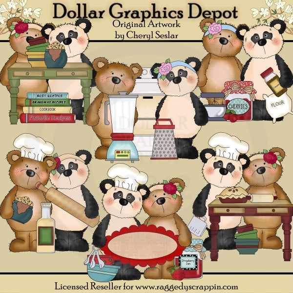 Fuzzy Fozzy - Amici di cucina - ClipArt