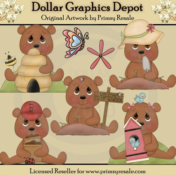 Orsi del giardino - ClipArt