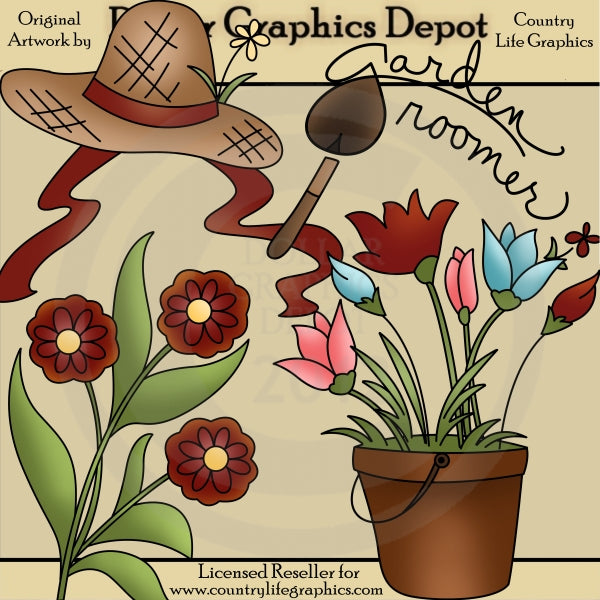 Garden Groomer - Clip Art