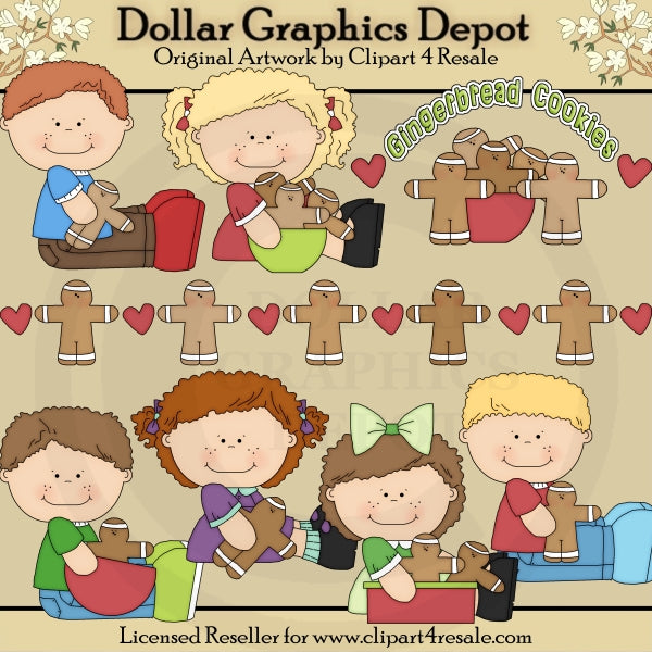 Bambini di pan di zenzero - ClipArt