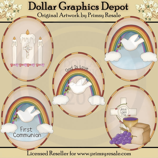 Promessa di Dio - Ovali - ClipArt