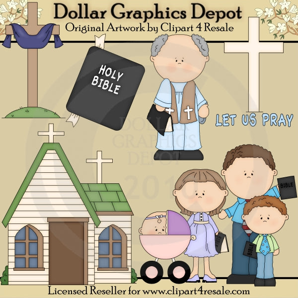 Andare in chiesa - ClipArt - Esclusiva DCS