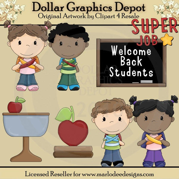 Andare a scuola - ClipArt