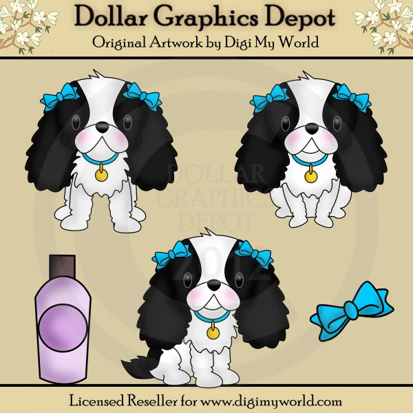 Gracie - Japanese Chin - Clip Art