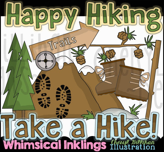 Happy Hiking...Graphic Collection