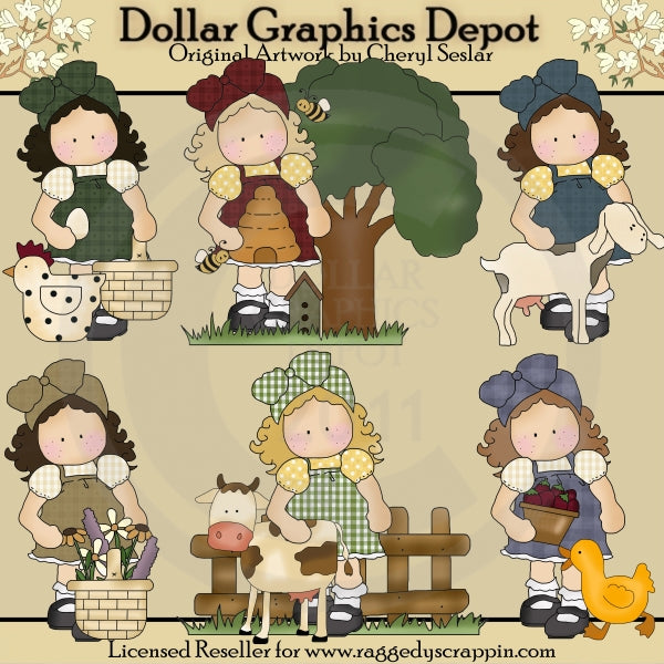 Hannah e i suoi amici - Vita di campagna - ClipArt