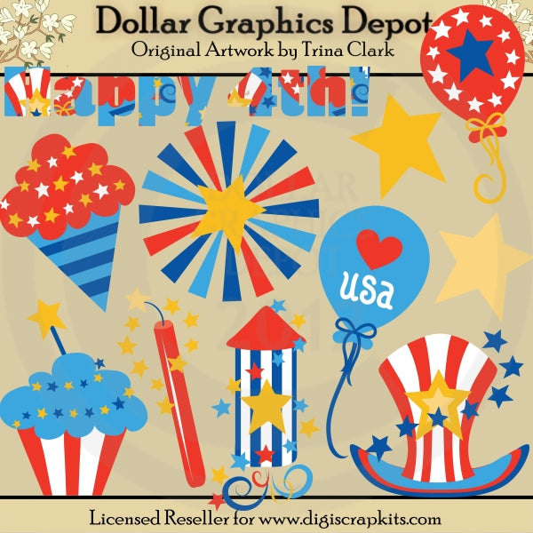 Feliz 4to - Clipart