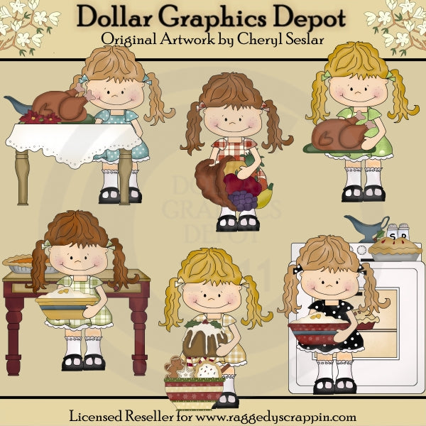 Happy Lulu - Anfitriona navideña - Clipart