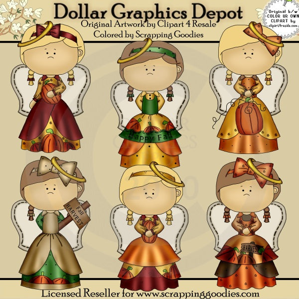 Angeli del raccolto 1 - ClipArt