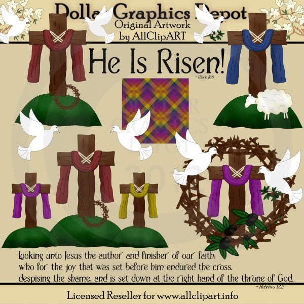 Él ha resucitado - Clipart