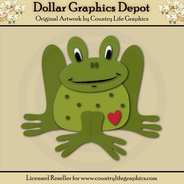 Heart Frog - Cutting Files