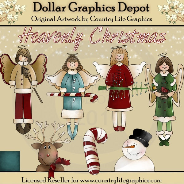 Navidad Celestial - Clipart