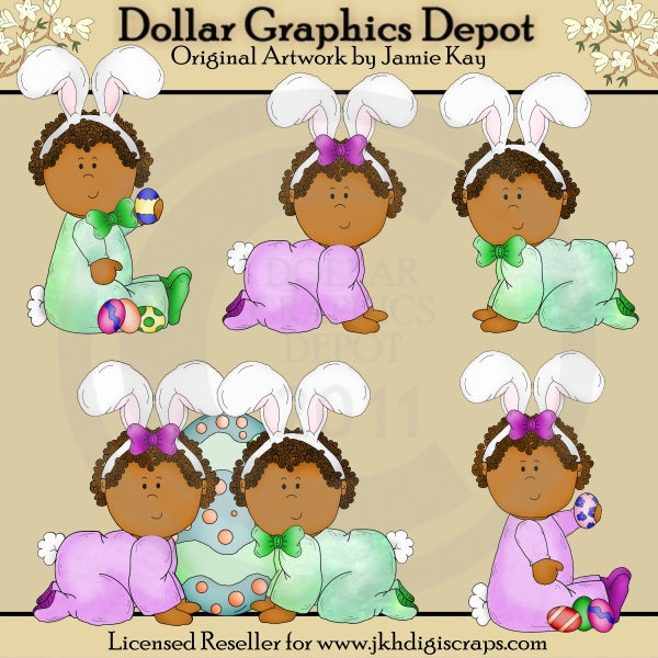 Heidi and Henry Easter 2 - Clip Art